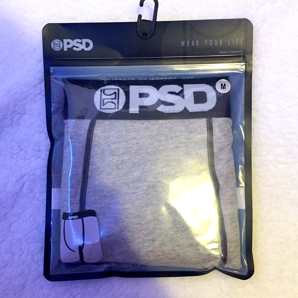 Black on grey psd underwear